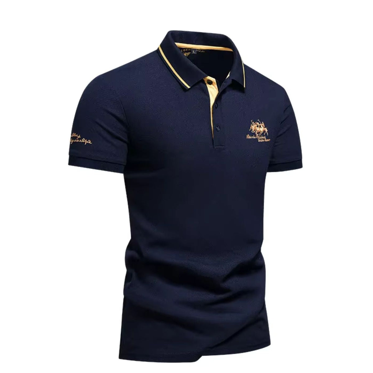 Polo de qualité mélange doux maintien de forme finition soignée homme – Gevrey