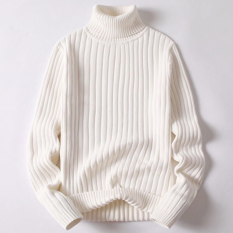 Pull col roulé confortable d'automne pour le quotidien homme – Théoule