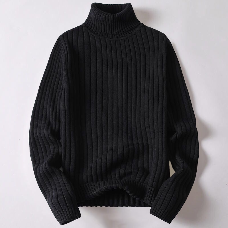 Pull col roulé confortable d'automne pour le quotidien homme – Théoule