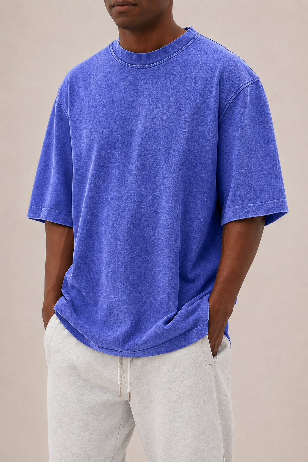 T-shirt en coton finition délavée coupe équilibrée homme – Cosne