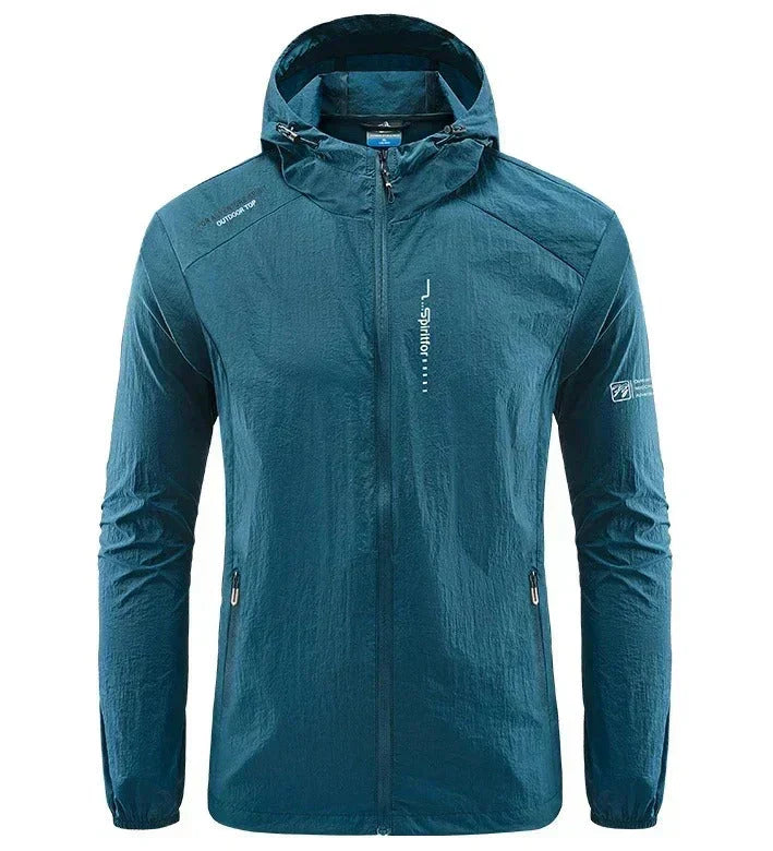 Veste d'été ultralégère à capuche coupe-vent protection solaire homme – Saint-Estèphe
