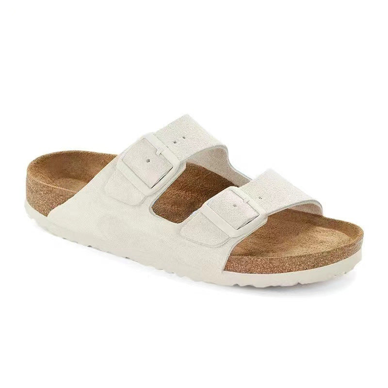 Sandales liège semelle anatomique réglables allure sobre homme – Jouy