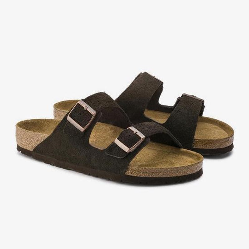 Sandales liège semelle anatomique réglables allure sobre homme – Jouy