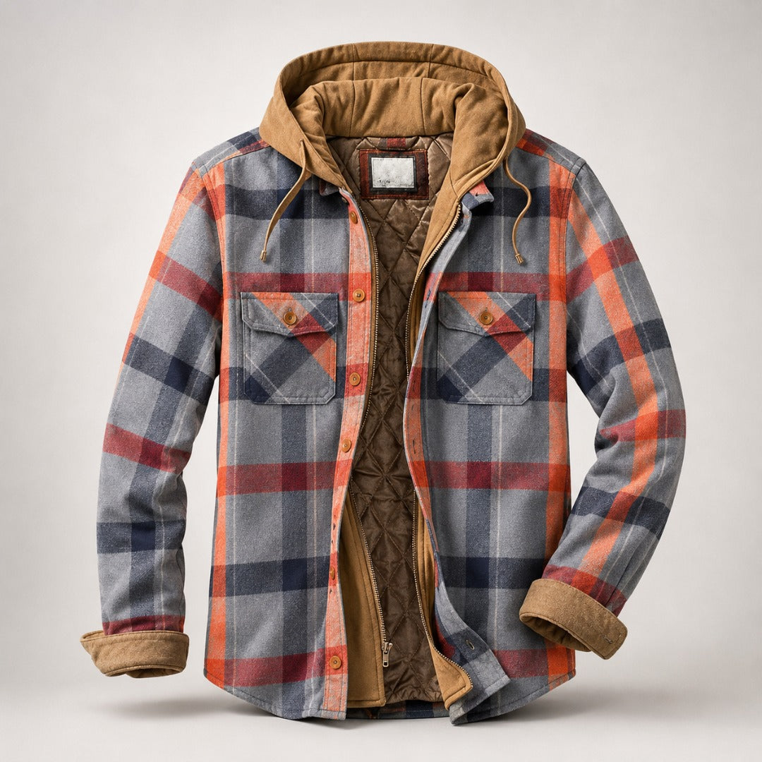 Veste patchwork à carreaux