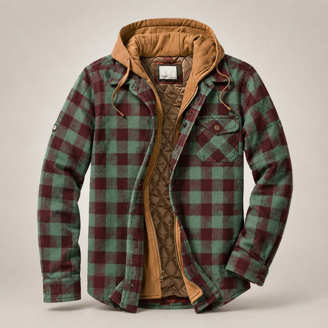 Veste patchwork à carreaux