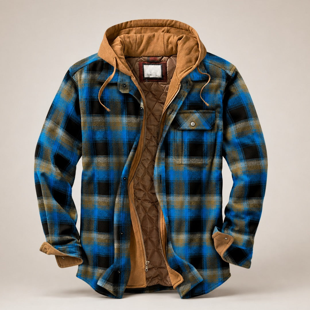 Veste patchwork à carreaux