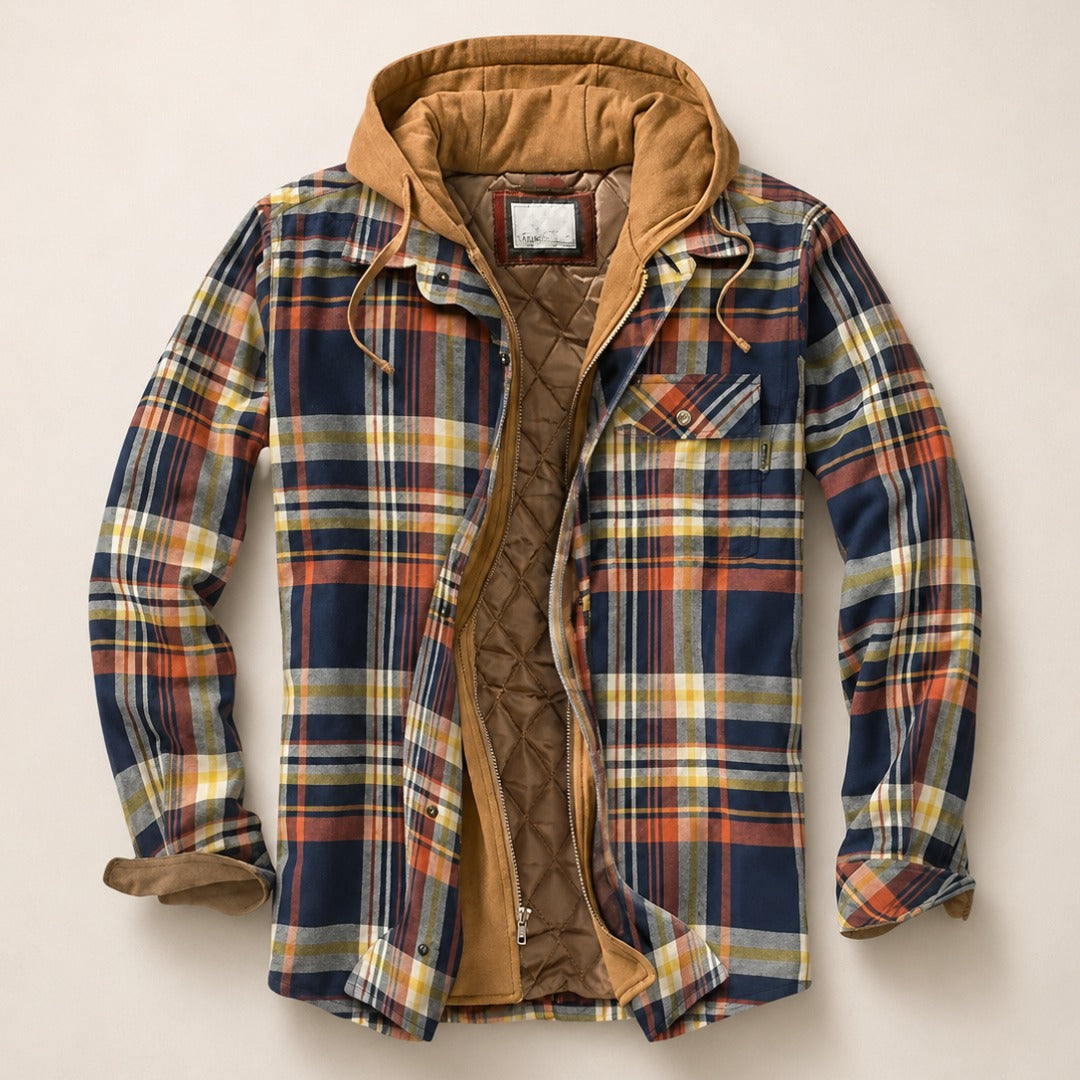 Veste patchwork à carreaux