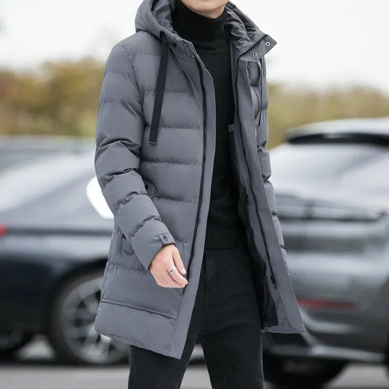 Veste d'hiver élégante chaude au chic discret au style intemporel homme – Névache