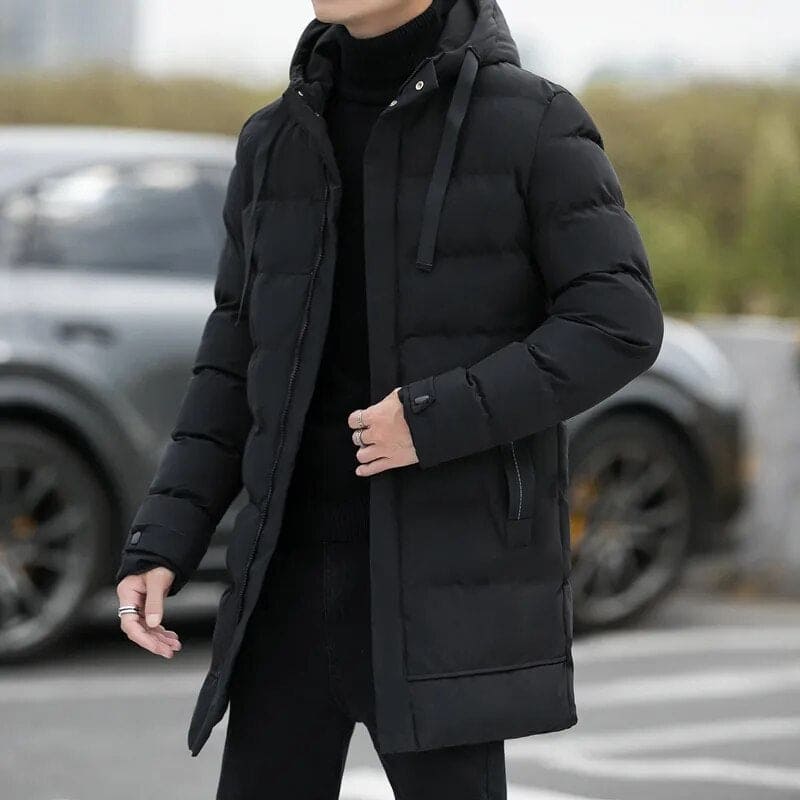 Veste d'hiver élégante chaude au chic discret au style intemporel homme – Névache