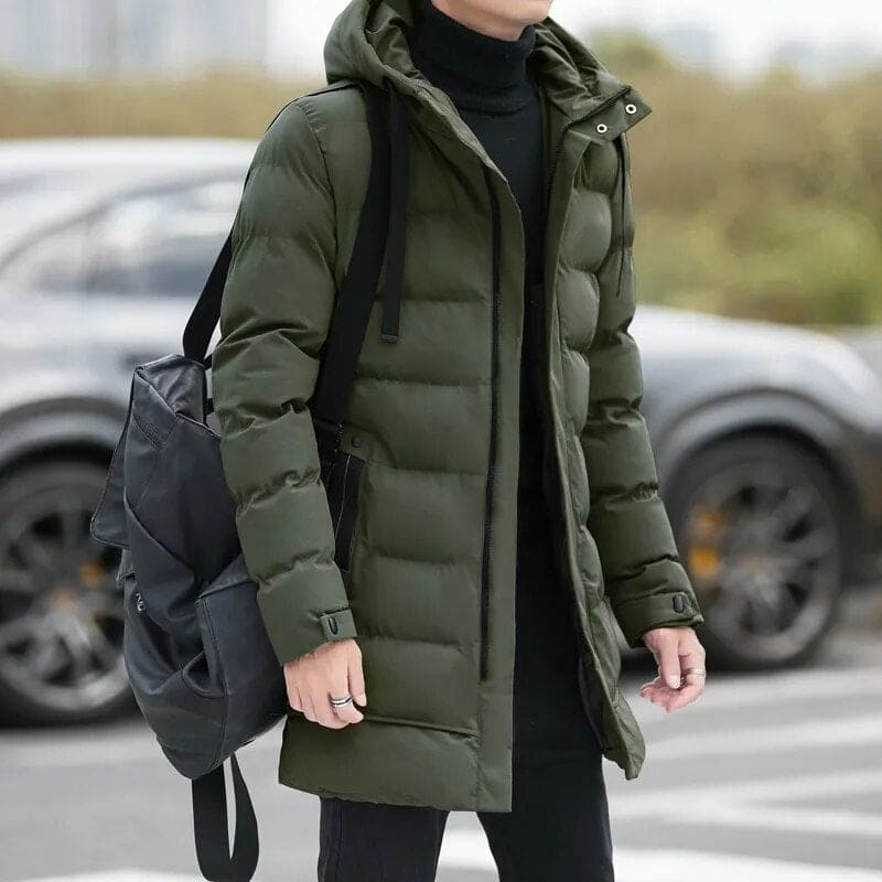 Veste d'hiver élégante chaude au chic discret au style intemporel homme – Névache