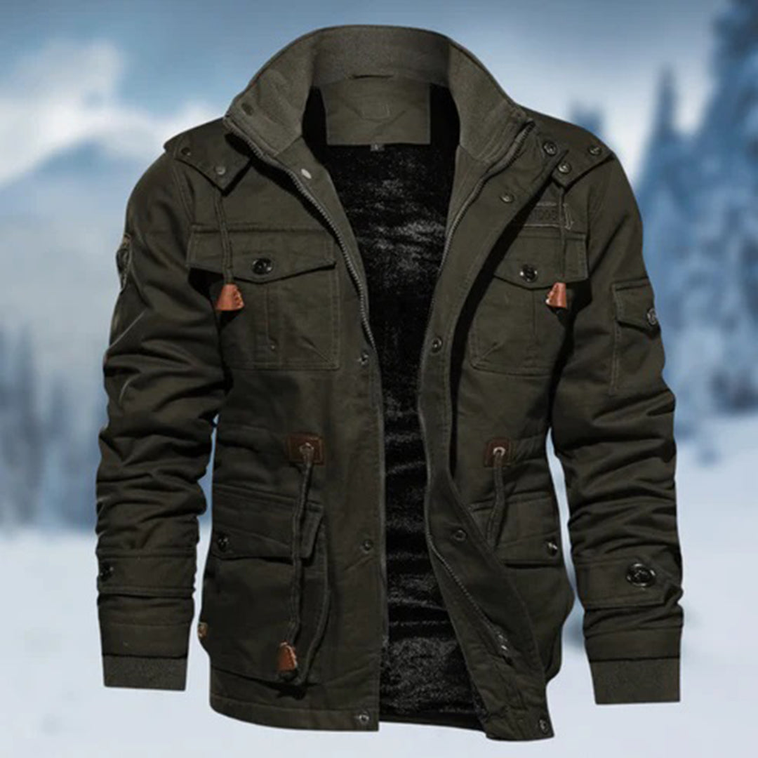 Manteau d'hiver classique chaud coupe élégante homme – Meillant