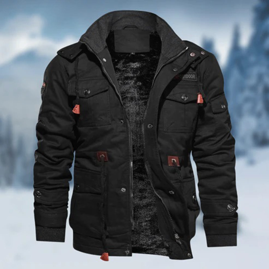 Manteau d'hiver classique chaud coupe élégante homme – Meillant