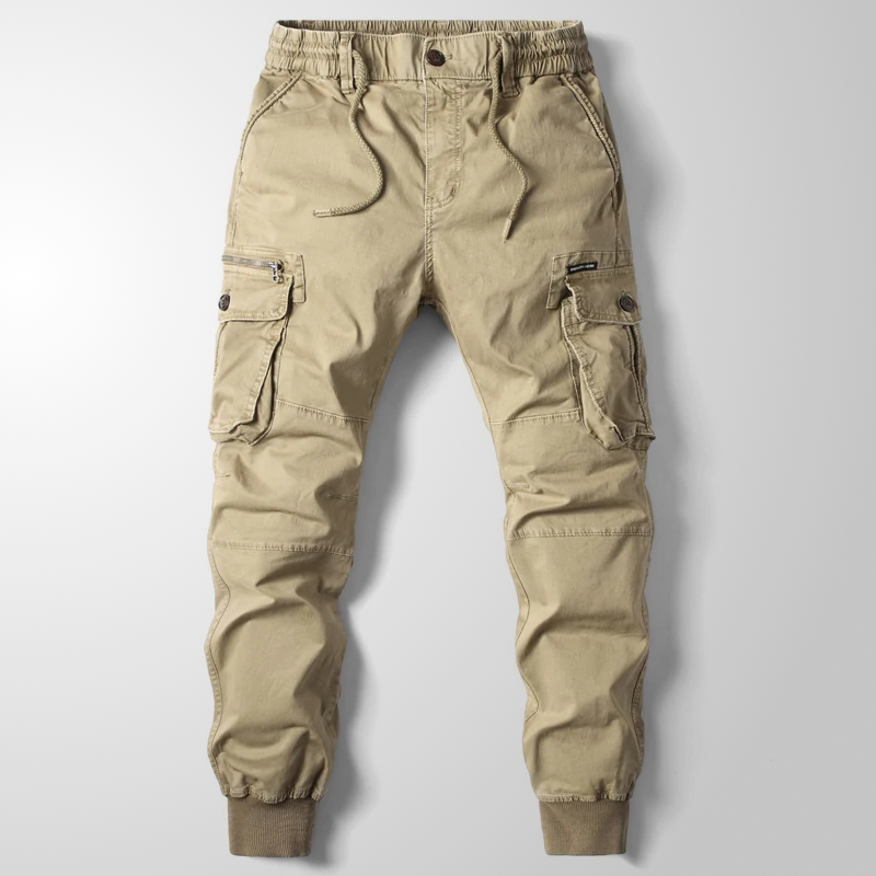 Pantalon fonctionnel fuselé à poches appliquées