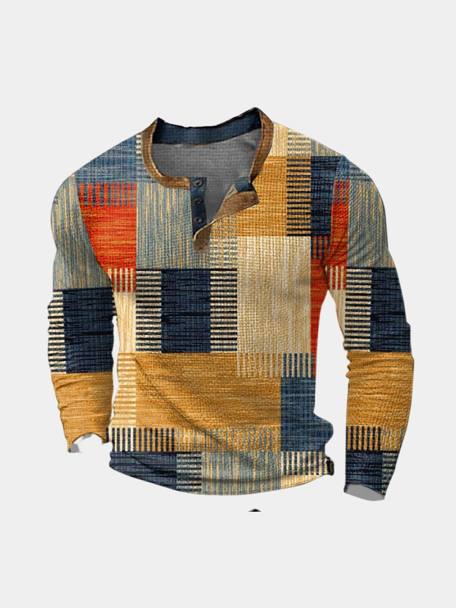 Pull en mélange de laine col rond au style intemporel homme – Castellane