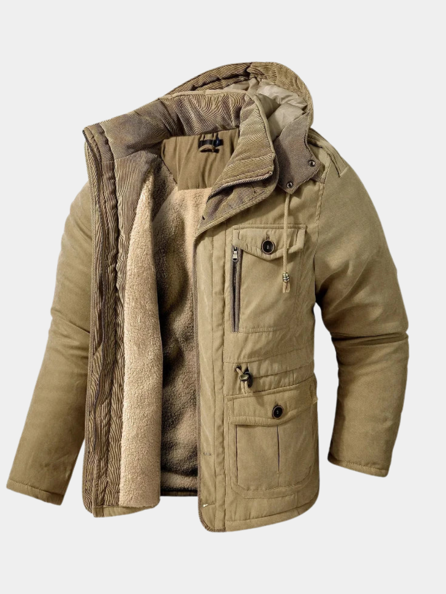 Veste de terrain à capuche amovible