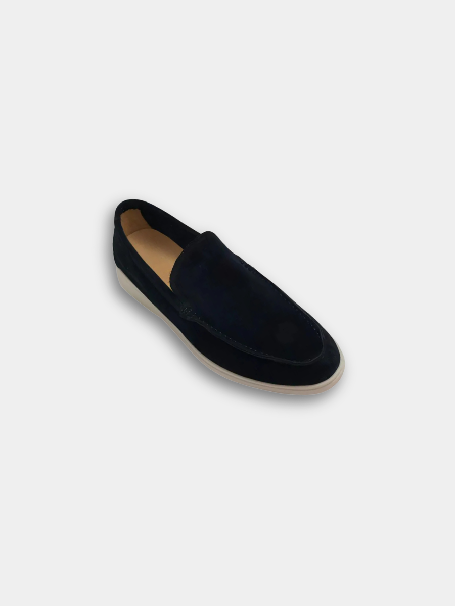 Mocassins aspect daim à enfiler