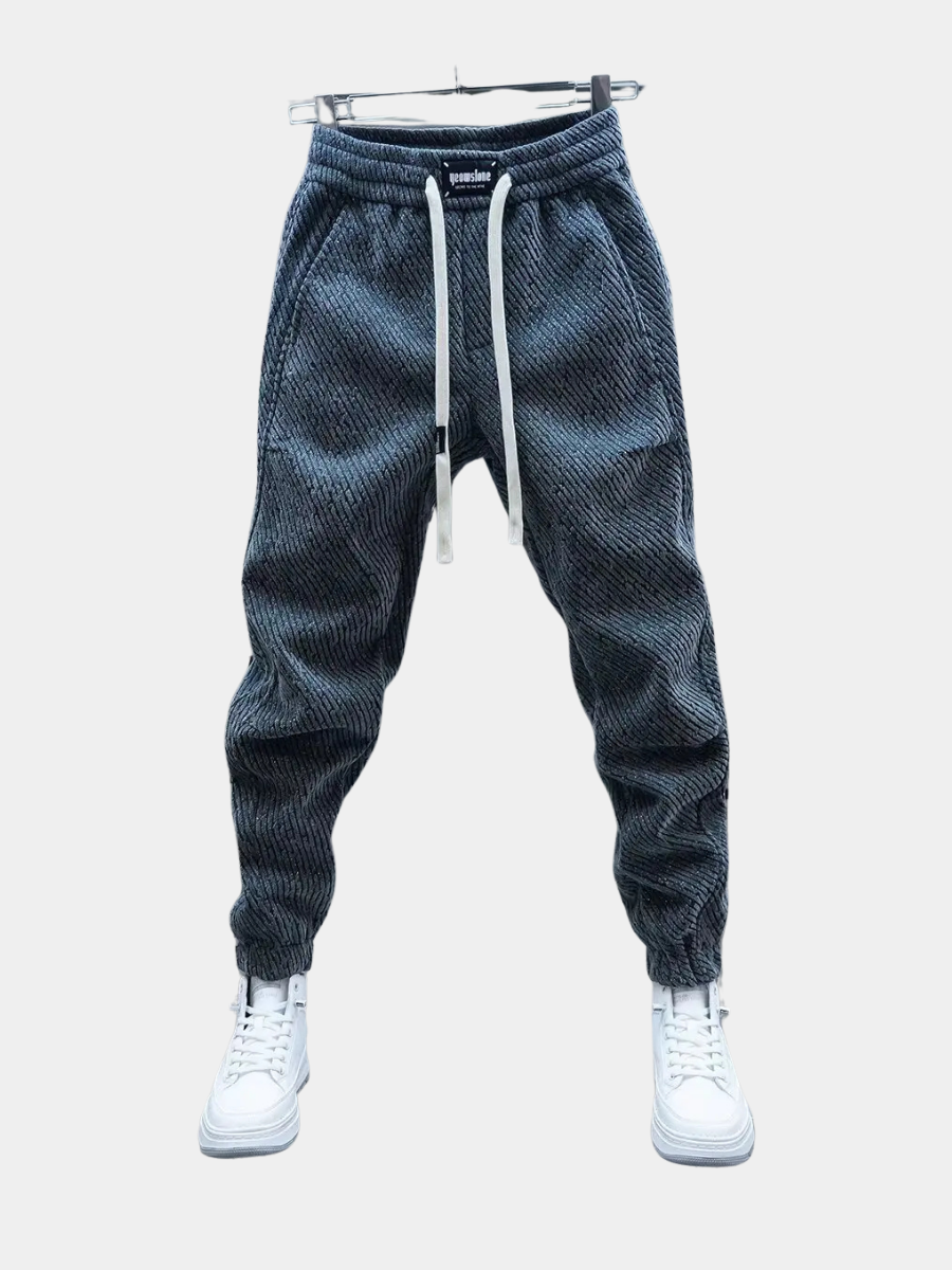 Pantalon jogger fuselé à cordon