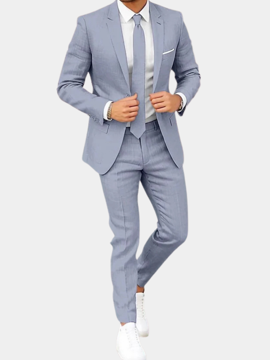 Costume d'été léger aspect lin
