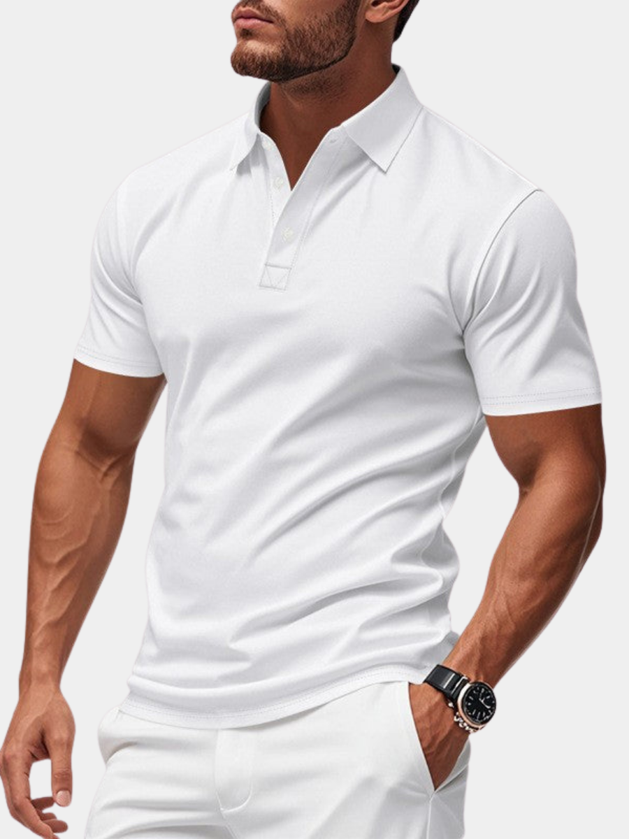 Polo manches courtes coupe ajustée