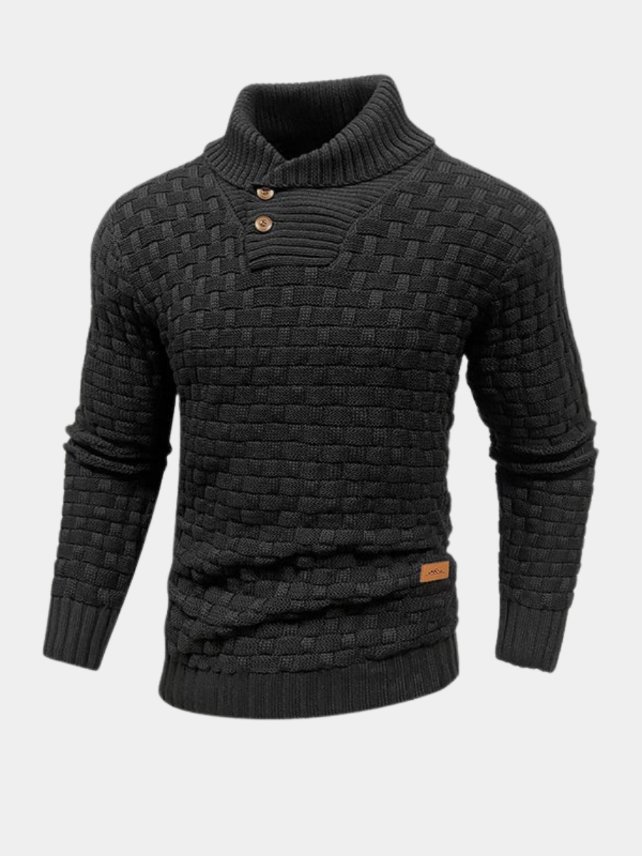 Pull premium en maille douce confortable style chic intemporel homme – Onzain