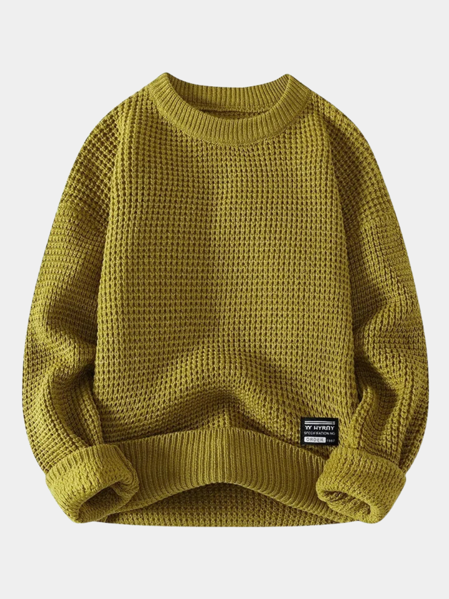 Pull en maille nid d'abeille texturée coupe confortable homme – Hossegor