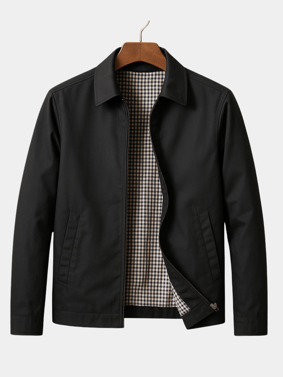 Veste légère doublée à carreaux au style intemporel homme – Allos