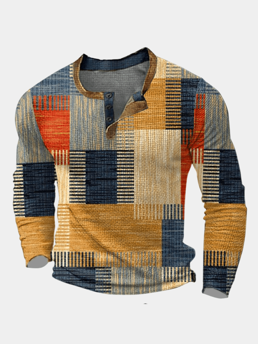 Chemise à manches longues coupe classique confort détendu homme – Castelnaud