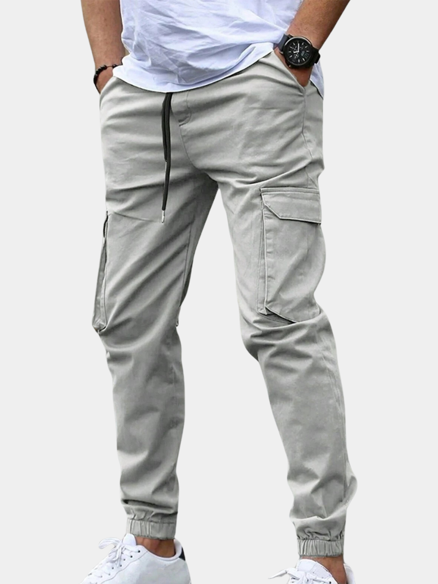 Pantalon jogger cargo doux et léger style chic intemporel homme – Turquant