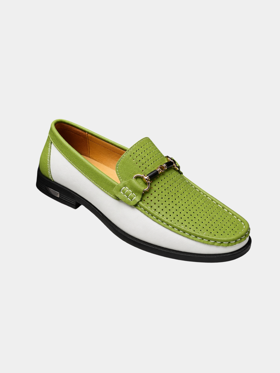 Mocassins perforés à enfiler
