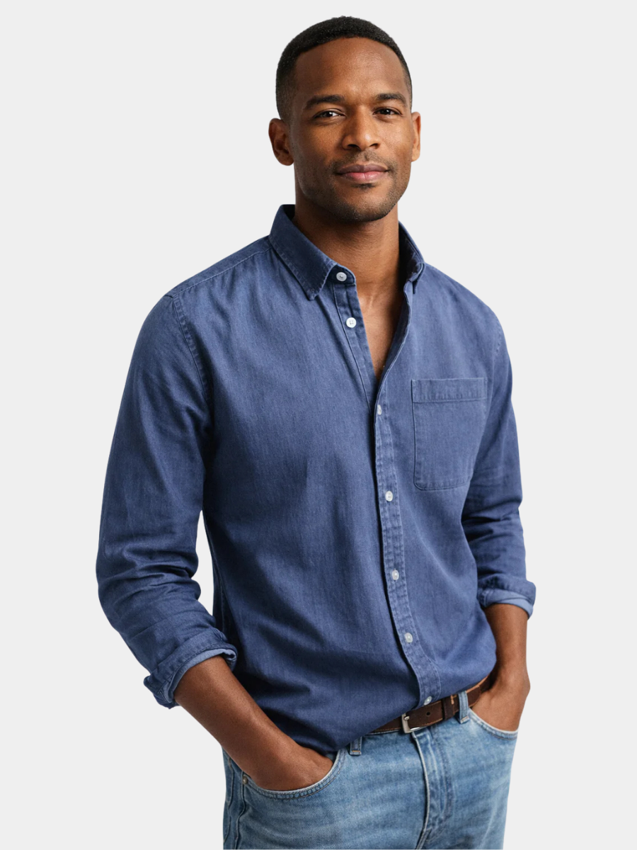 Chemise boutonnée coupe classique à la finition soignée homme – Ollioules