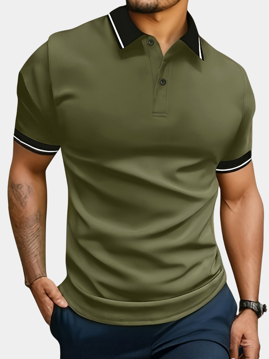 Chemise d'été en maille manches courtes
