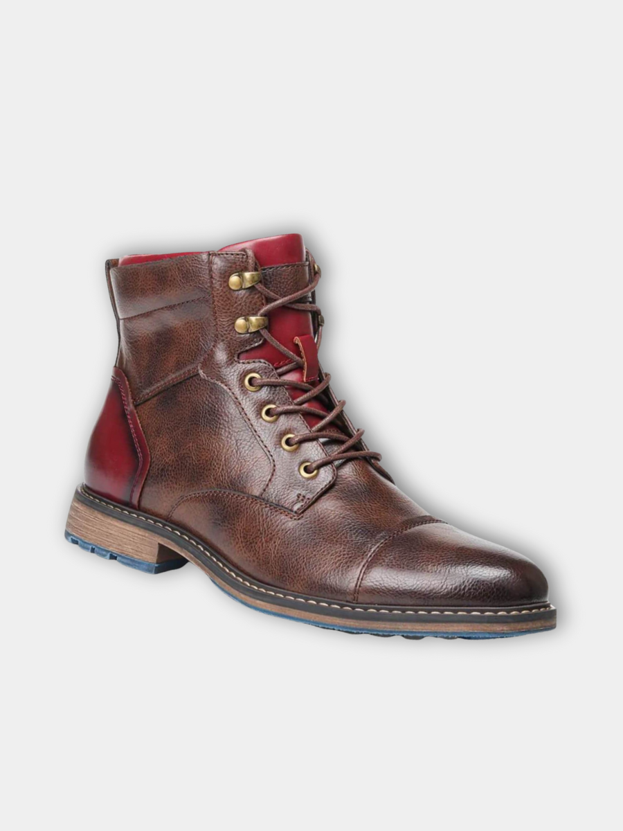 Bottines Oxford à lacets à la finition soignée homme – Coursegoules