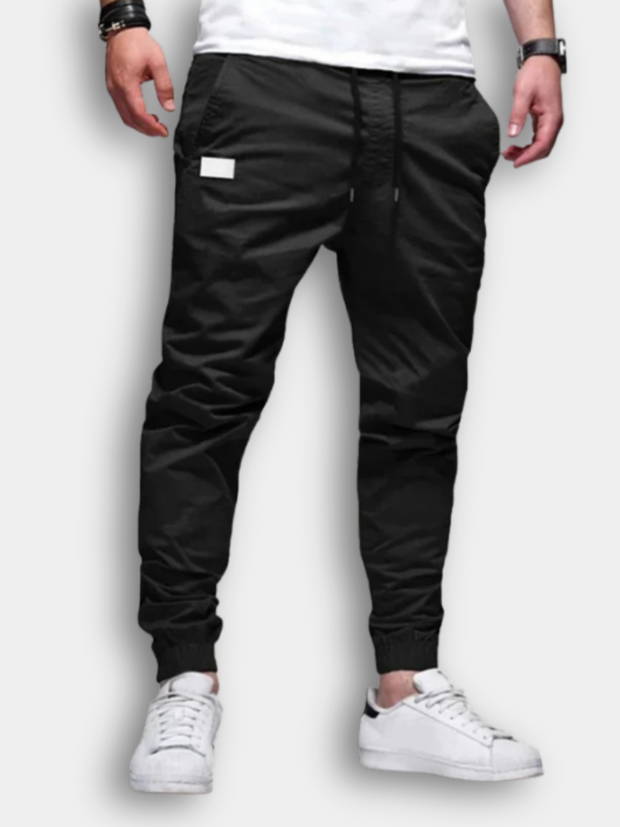 Pantalon de jogging cargo taille élastique
