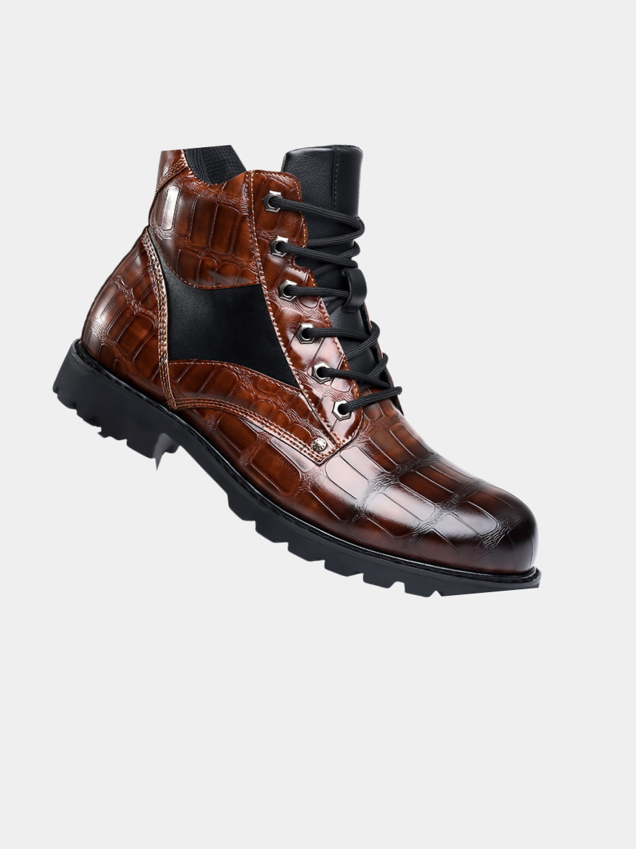 Chaussures habillées effet cuir lisse