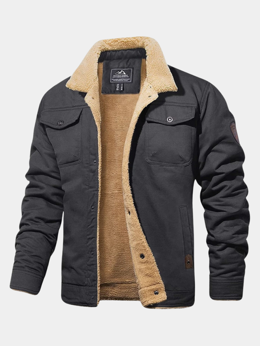 Veste bomber intemporelle zippée à la finition soignée homme – Gigondas