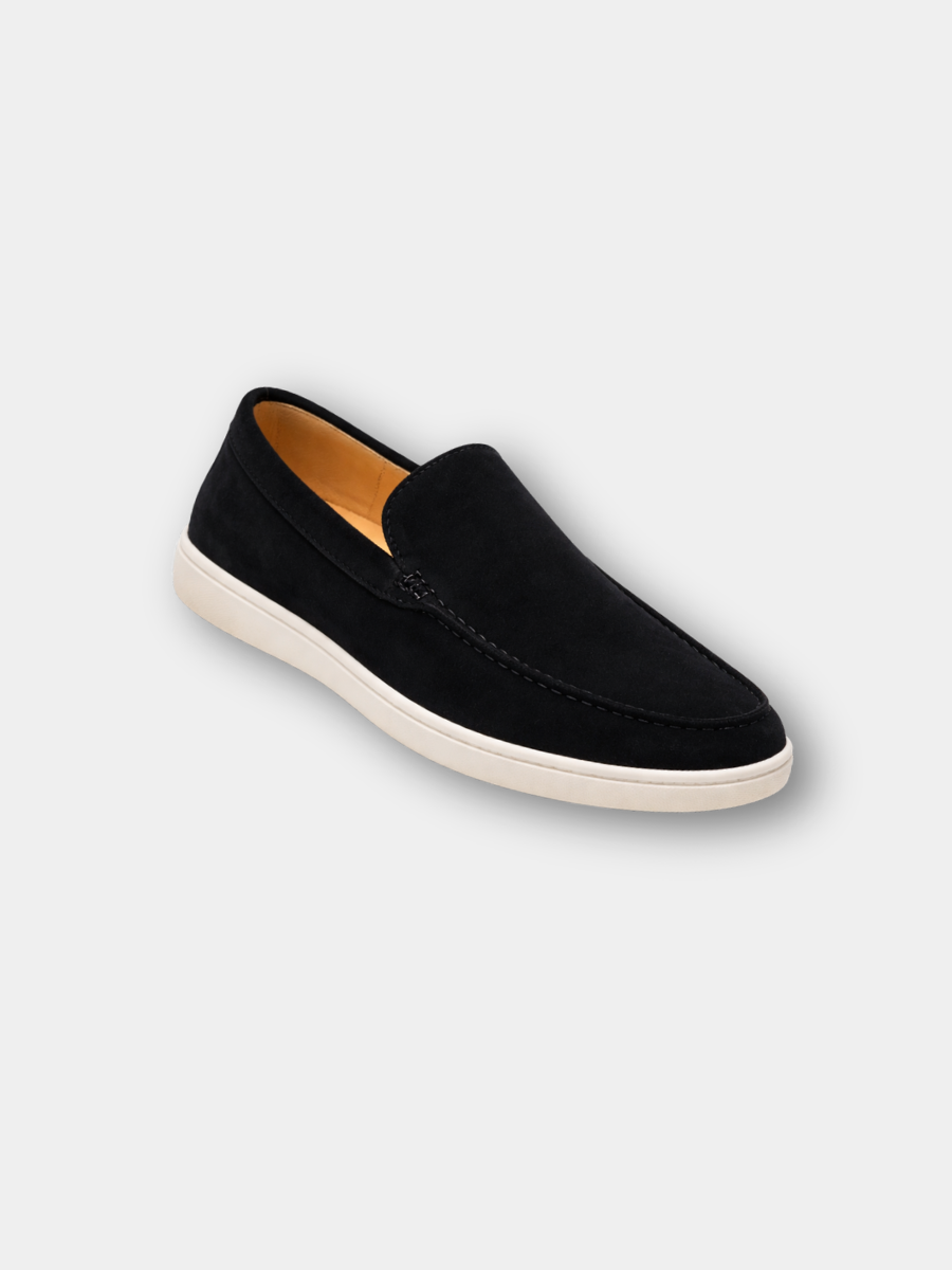 Mocassins aspect daim à enfiler
