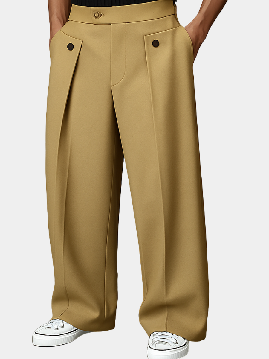 Pantalon tendance coupe souple confort élégant homme – Camembert