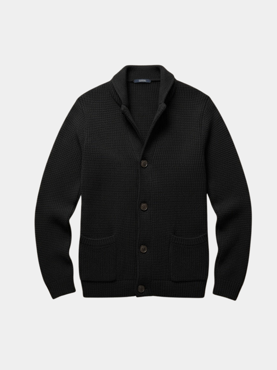 Cardigan en grosse maille à boutons