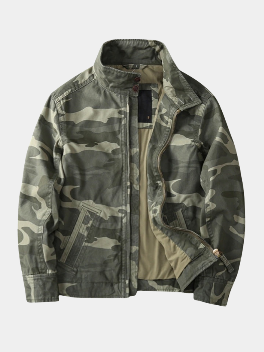 Veste field zippée inspiration militaire