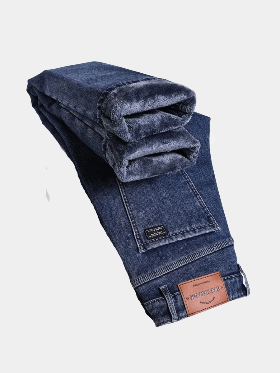 Jean thermique doublé coupe droite pour les journées froides homme – Cordes-sur-Ciel