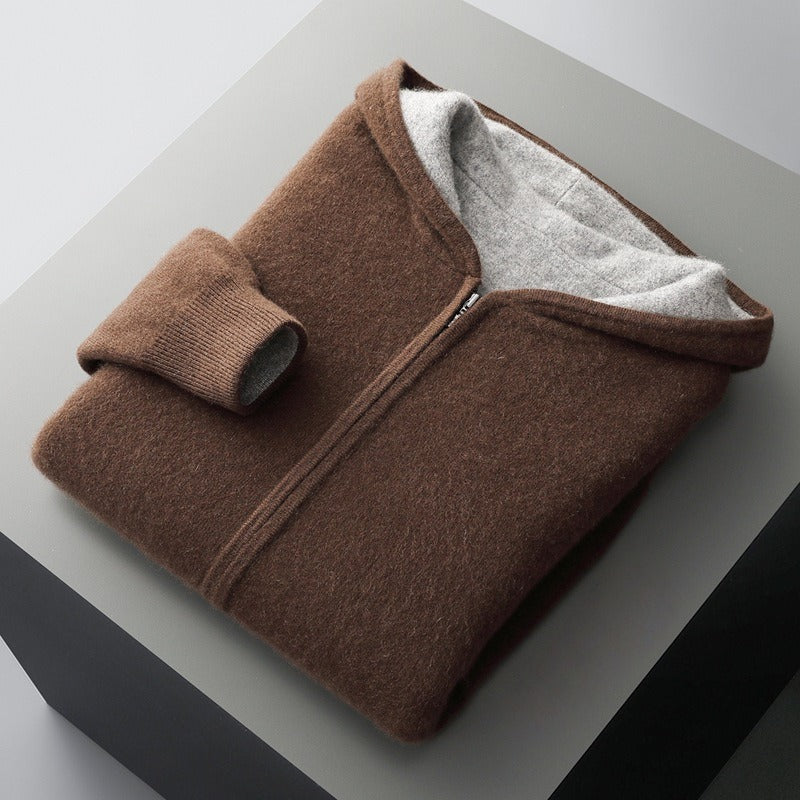 Sweat à capuche en maille douce