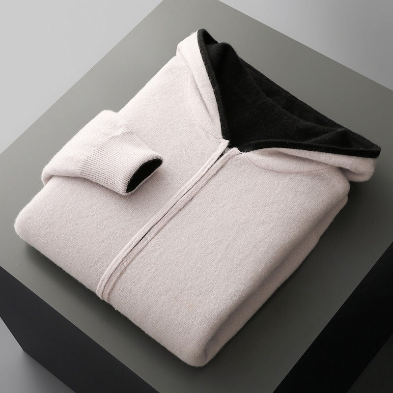Sweat à capuche en maille douce