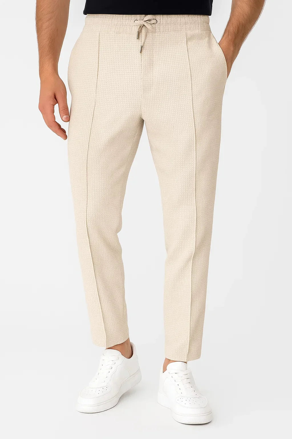 Pantalon d'inspiration vintage coupe équilibrée allure sobre homme – Poncé