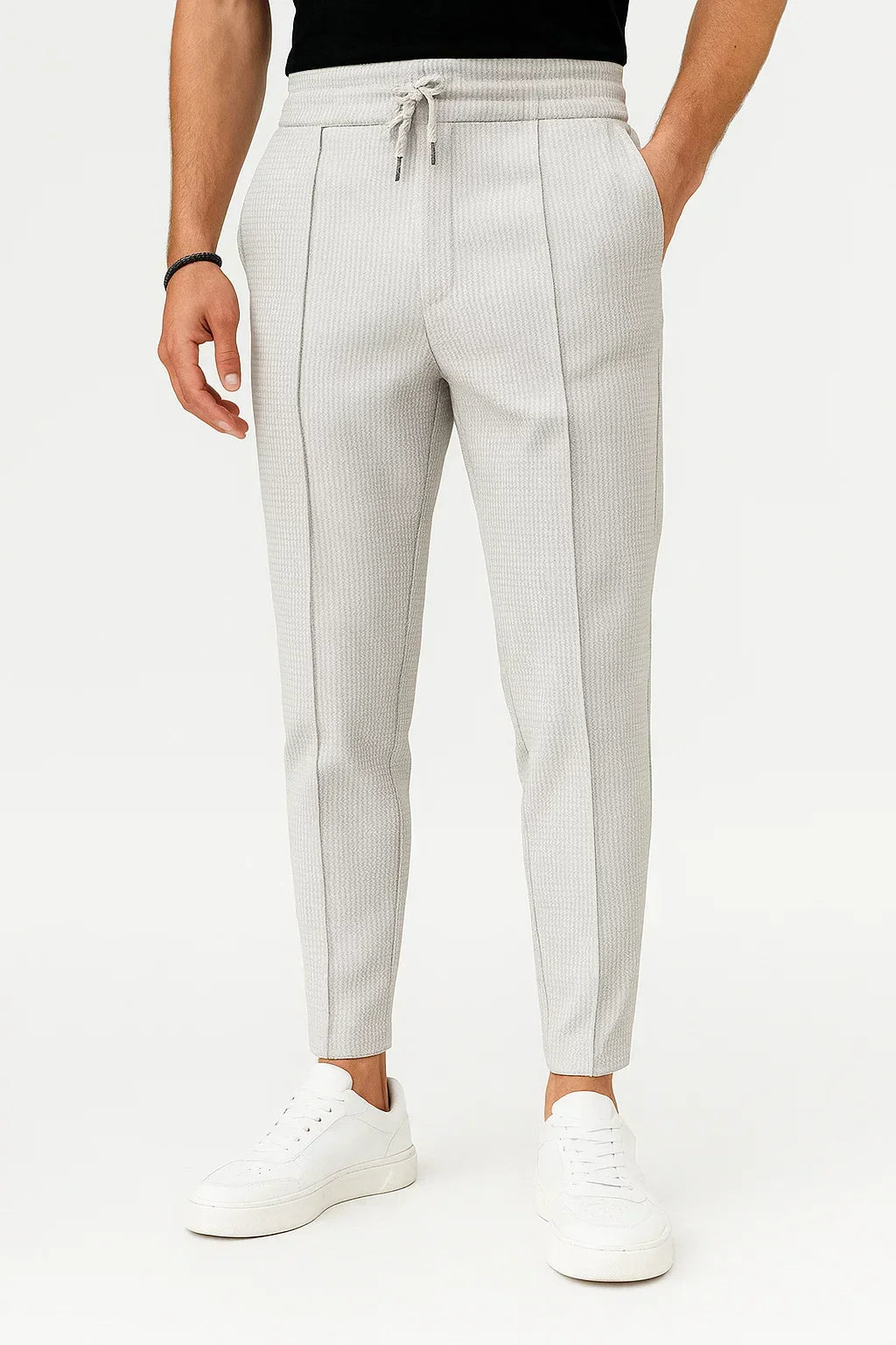 Pantalon d'inspiration vintage coupe équilibrée allure sobre homme – Poncé