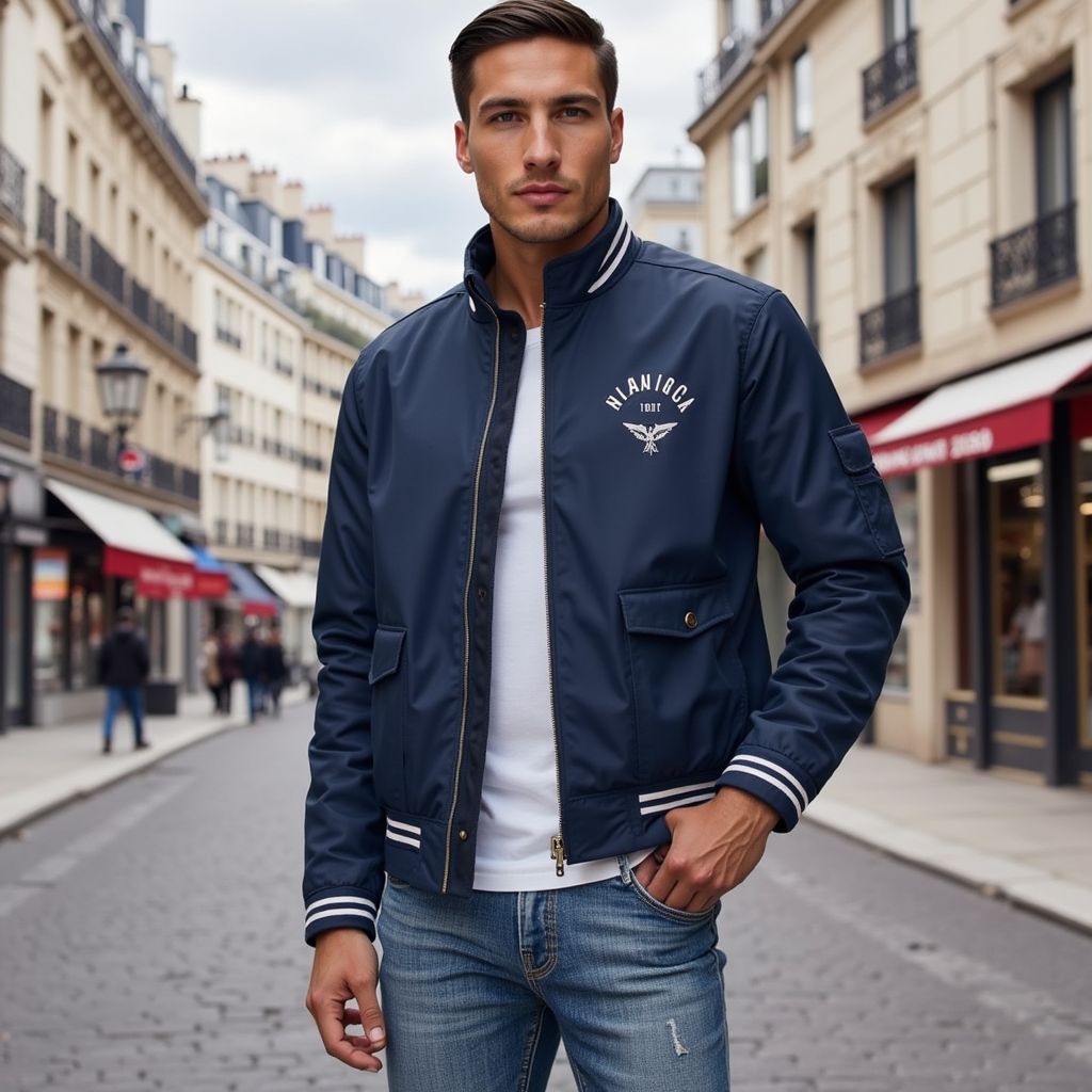 Veste mi-saison sportive coupe moderne pour golf ou ville homme – Cambo