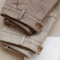 Pantalon élégant en laine coupe sur mesure à pinces homme – Pontivy