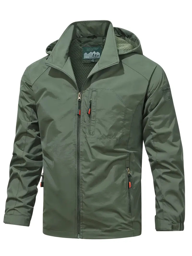Veste légère zippée à capuche