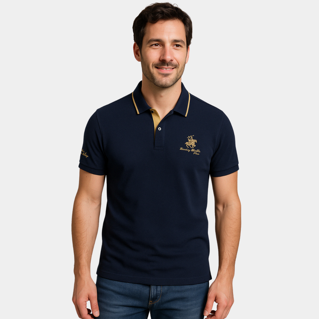 Polo de qualité mélange doux maintien de forme finition soignée homme – Gevrey