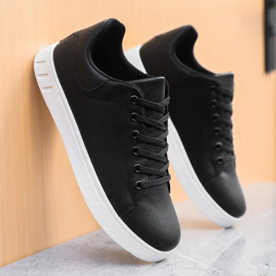 Baskets basses à lacets semelle contrastée pour le quotidien homme – Lantosque