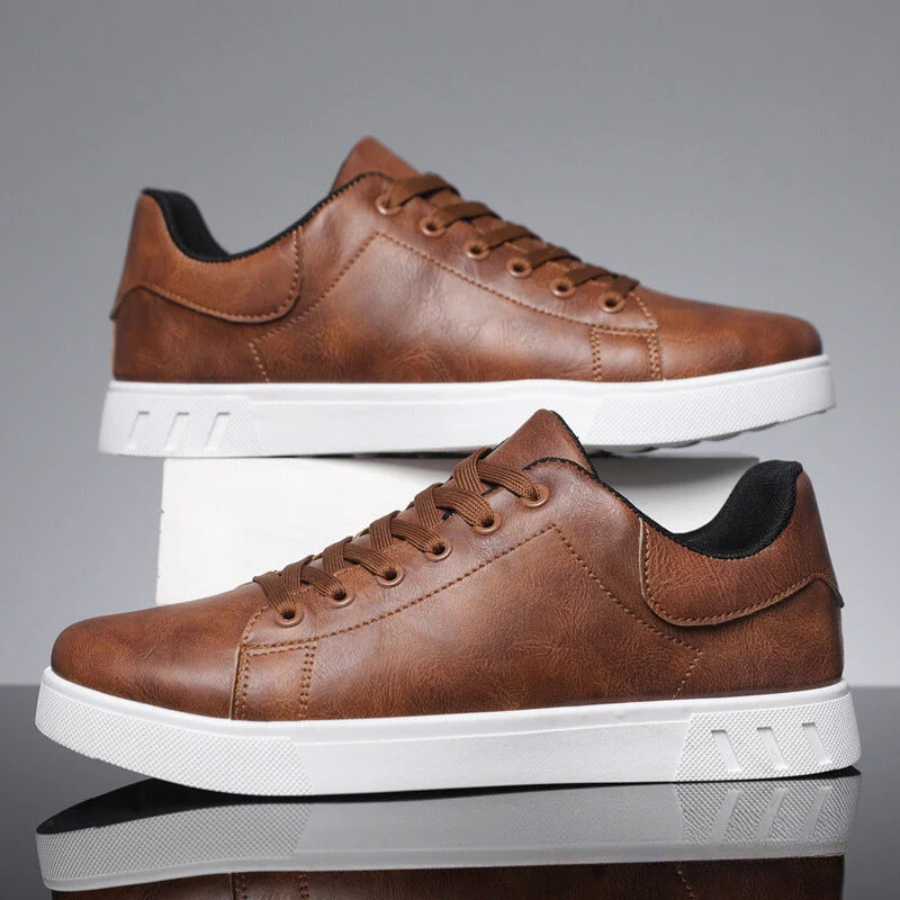 Baskets basses à lacets semelle contrastée pour le quotidien homme – Lantosque